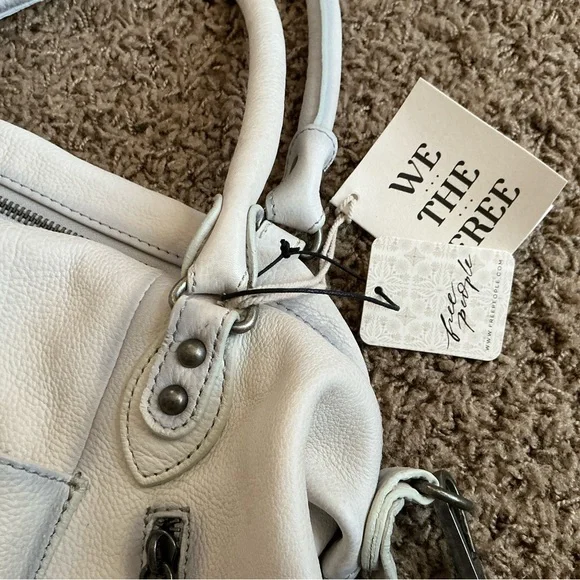 NWT~We The Free Baby Emerson Tote Bag, Free People, Salt Color, Boho Style 🌼 - Picture 5 of 14